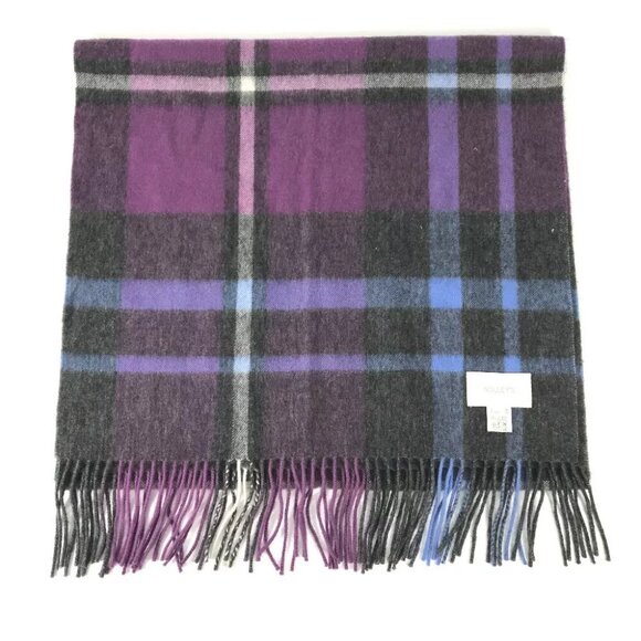 NOLLEY'S Check pattern Fringe Apparel Accessories Scarf Stole/Shawl Scarf wo... - Picture 1 of 11
